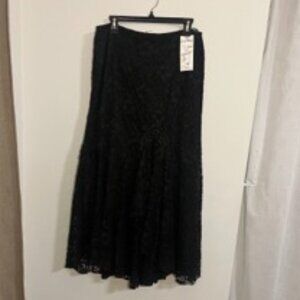 NWT Joseph Ribkoff boho bling skirt